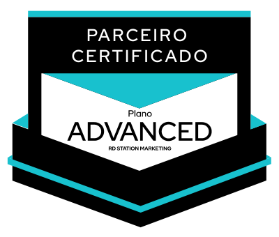 Selo Parceiro Certificado RD Station Marketing Plano Advanced